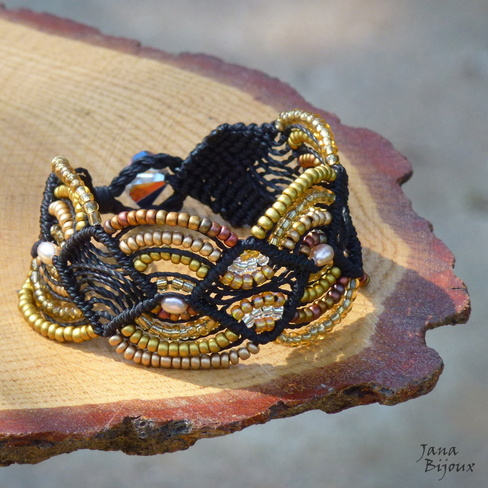 Pulseira chique preta